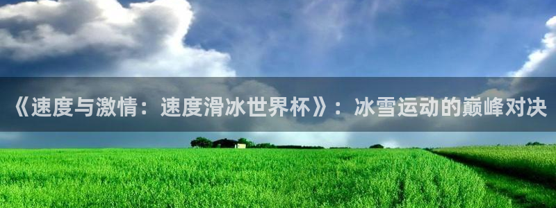 2026年世界杯赛程时间表格：《速度与激情：速度滑冰世界杯》：冰雪运动的巅峰对决